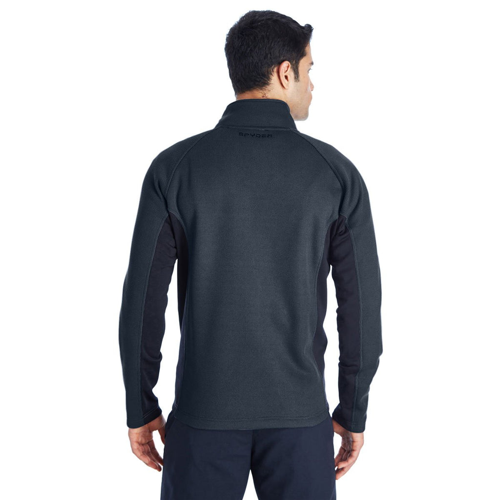 Spyder Men's Frontier/Black Constant Full Zip Sweater
