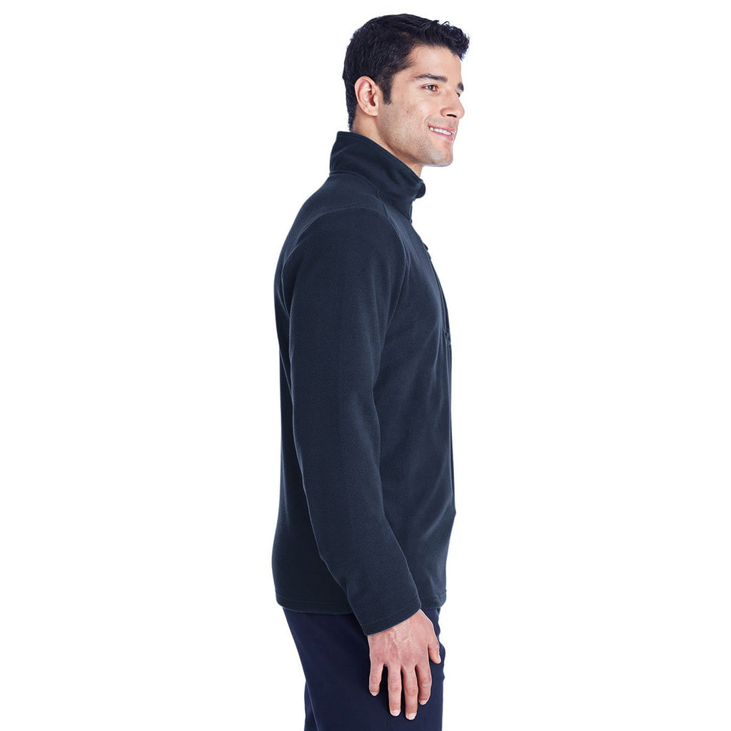 Spyder Men's Frontier/Red Transport 1/4 Zip Fleece Pullover
