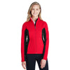 Spyder Women's Red/Black Full Zip Sweater