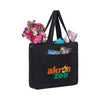 Gemline Black Riley Large Patterned Tote