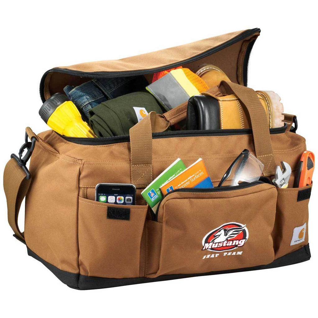 Carhartt Brown Signature 19" Utility Duffel Bag