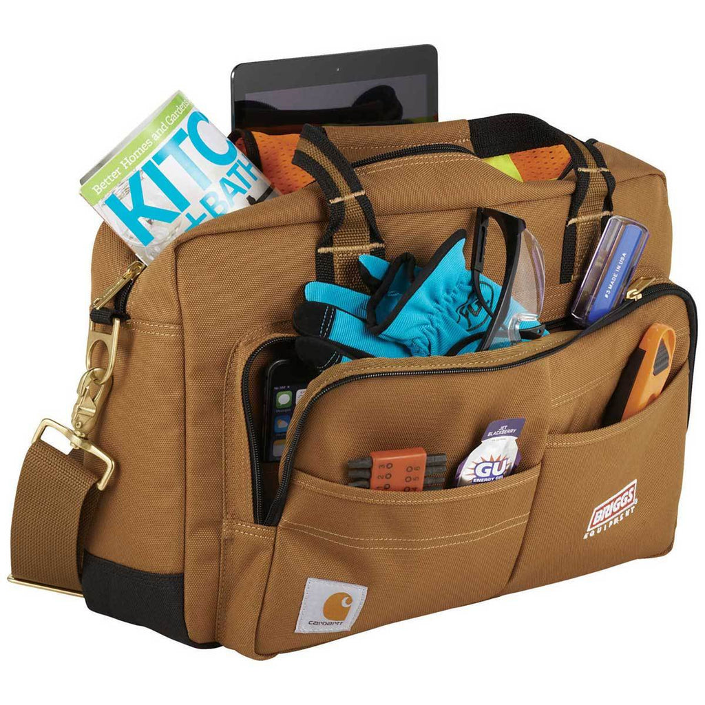 Carhartt Brown Signature 17" Computer Briefcase