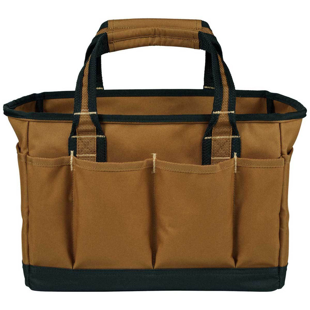Carhartt Brown Signature Utility Tool Tote