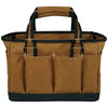 Carhartt Brown Signature Utility Tool Tote