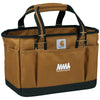 Carhartt Brown Signature Utility Tool Tote