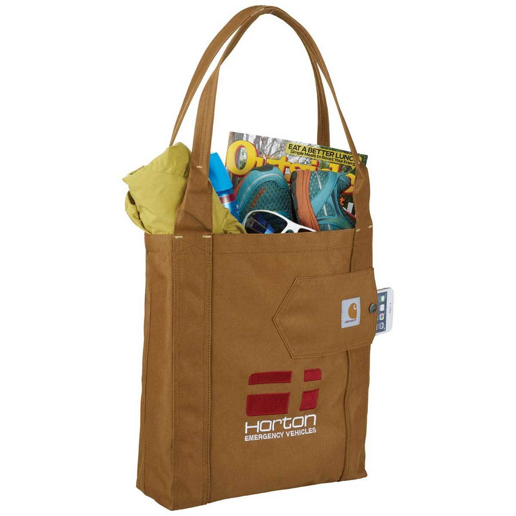 Carhartt Brown Signature Essentials Tote