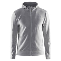 Craft Sports Men's Grey Leisure Full Zip Hood
