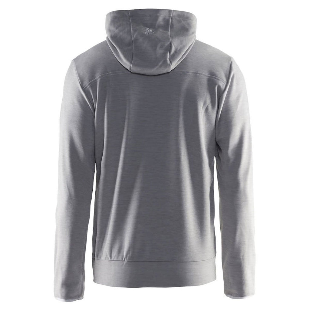 Craft Sports Men's Grey Leisure Full Zip Hood