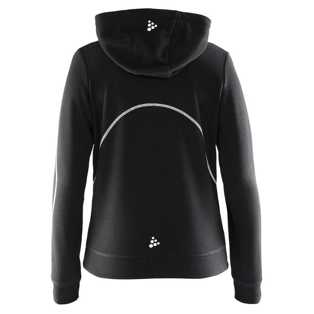 Craft Sports Women's Black In the Zone Hood