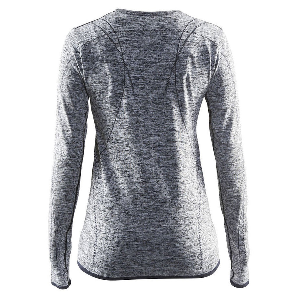 Craft Sports Women's Black Melange Active Comfort RN Long Sleeve