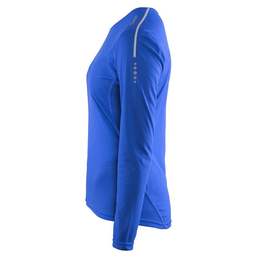 Craft Sports Women's Sweden Blue Mind Long Sleeve Tee