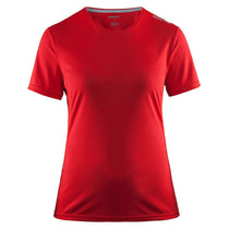 Craft Sports Women's Bright Red Mind Short Sleeve Tee