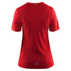 Craft Sports Women's Bright Red Mind Short Sleeve Tee