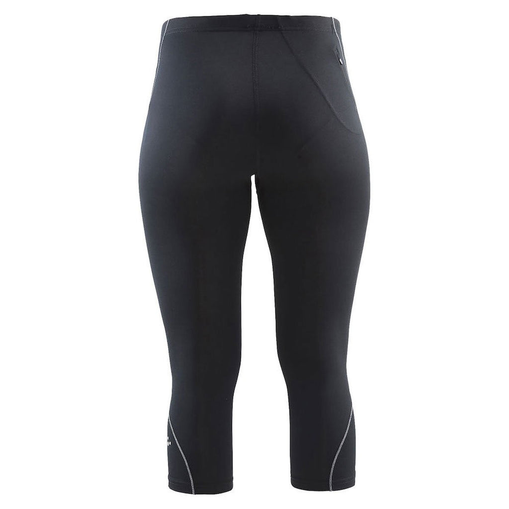Craft Sports Women's Black/Platinum Mind Capri