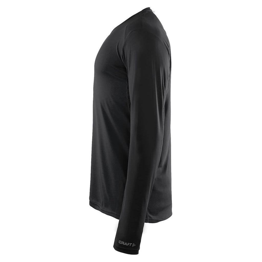 Craft Sports Men's Black Mind Long Sleeve Tee