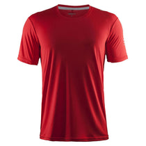 Craft Sports Men's Bright Red Mind Short Sleeve Tee