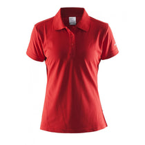 Craft Sports Women's Bright Red Classic Polo