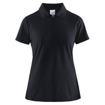 Craft Sports Women's Black Classic Zip Polo