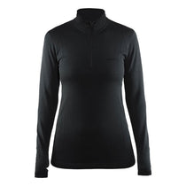 Craft Sports Women's Black Active Comfort Zip