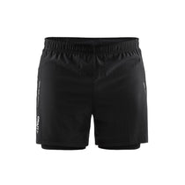 Craft Sports Men's Black Essential 2-in-1 Shorts