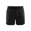 Craft Sports Men's Black Essential 2-in-1 Shorts