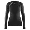 Craft Sports Women's Black/Platinum Active Extreme Crewneck