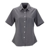 Vantage Women's Grey Short-Sleeve Hudson Denim Shirt