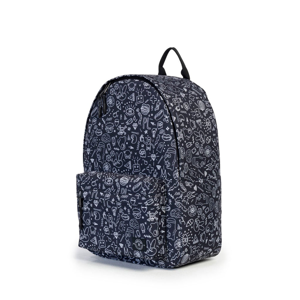 Parkland Sketch Black Vintage Backpack