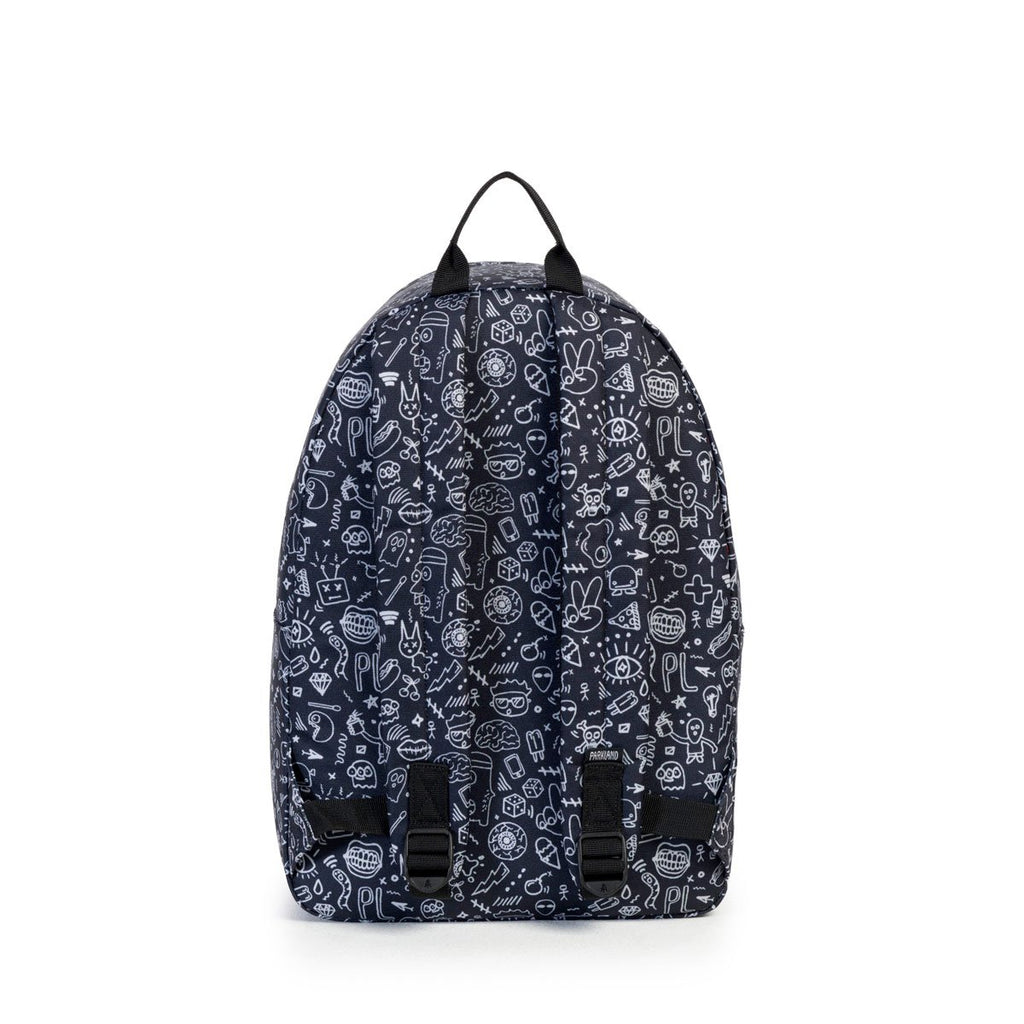 Parkland Sketch Black Vintage Backpack