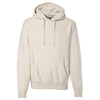 Weatherproof Men's Oatmeal Cross Weave Hooded Sweatshirt