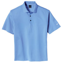 Nike Men's Light Blue Tech Basic Dri-FIT Short Sleeve Polo