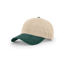Richardson Stone/Dark Green Lifestyle Structured Combination Vintage Brushed Chino Cap