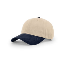 Richardson Stone/Navy Lifestyle Structured Combination Vintage Brushed Chino Cap
