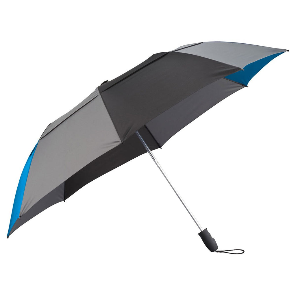 Slazenger Process Blue 55" Vented, Auto Open Folding Golf Umbrella