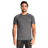 Next Level Men's Black Mock Twist Short-Sleeve Raglan T-Shirt