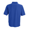 Vantage Men's Royal Soft-Blend Double-Tuck Pique Polo