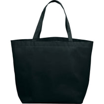 Leed's Black Budget Non-Woven Shopper Tote