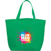 Leed's Bright Green Budget Non-Woven Shopper Tote