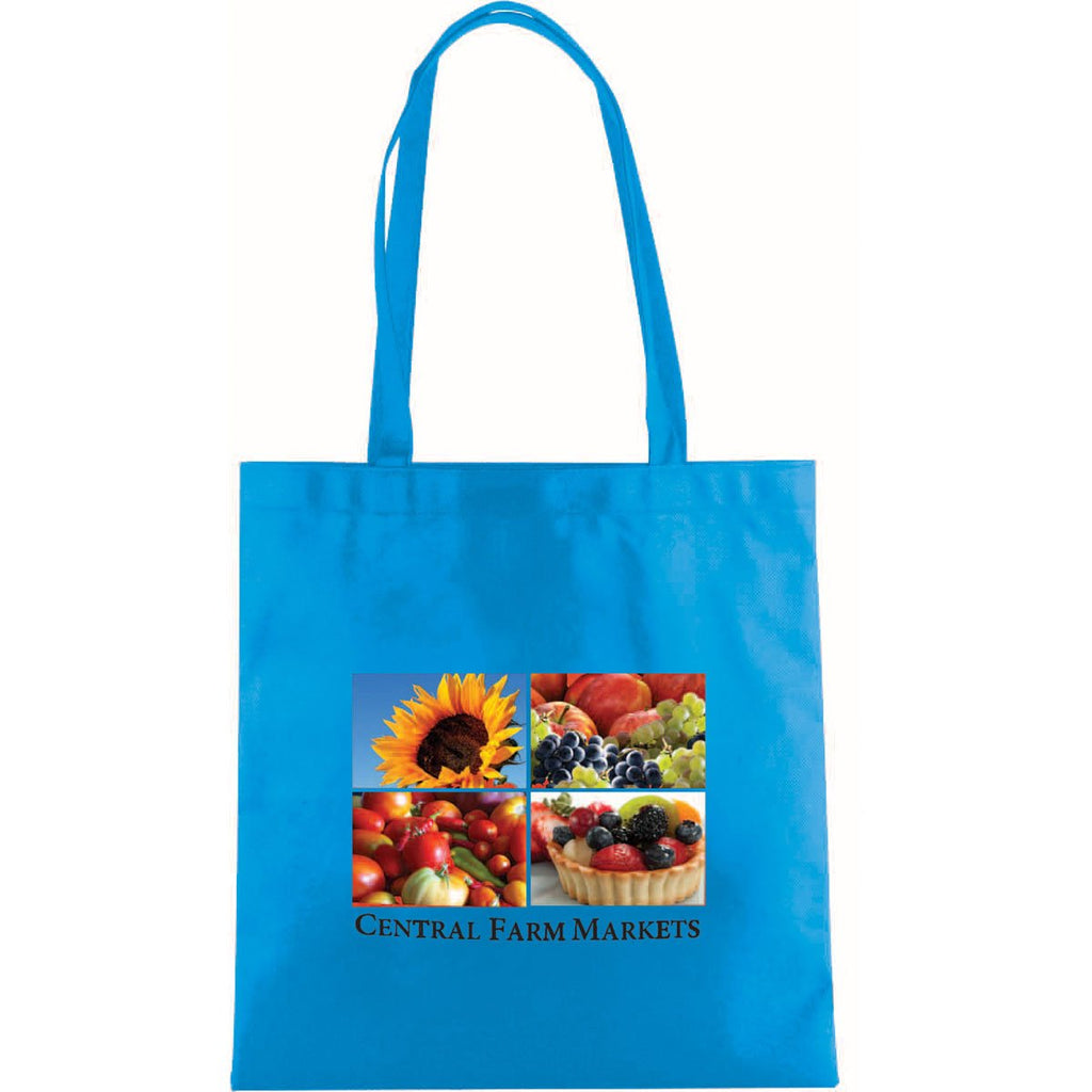 Leed's Aqua Non-Woven Convention Tote