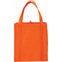 Leed's Orange Big Grocery Non-Woven Tote