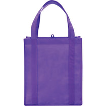 Leed's Purple Big Grocery Non-Woven Tote