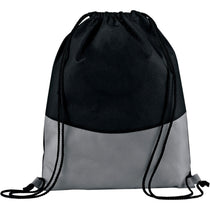Leed's Grey PolyPro Non-Woven Drawstring Sportspack