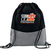 Leed's Grey PolyPro Non-Woven Drawstring Sportspack