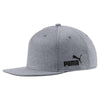 Puma Golf Medium Grey Heather Cresting Snapback Cap