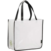 Leed's White Large Laminated Non-Woven Shopper Tote
