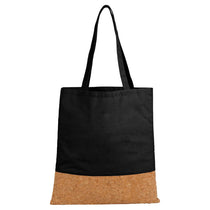 Leed's Black Cotton and Cork Convention Tote