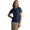 Charles River Women's Navy Microstripe Polo