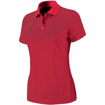 Charles River Women's Red Microstripe Polo