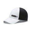 Puma Golf Bright White Dot Mesh Stretch Fit Golf Cap
