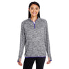Holloway Women's Carbon Heather/Purple Force Training Top